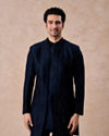 Dark Blue Designer Indo Western
